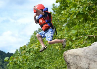 Kid Playing Cheat River WV